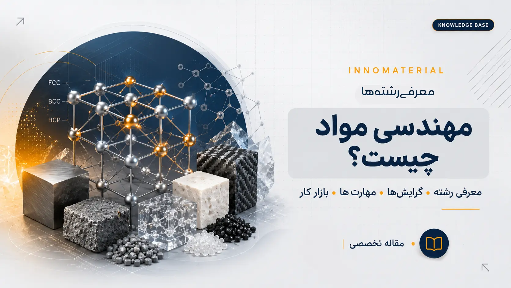 مهندسی مواد چیست؟ معرفی رشته، گرایش‌ها، مهارت‌ها، بازار کار و آینده شغلی