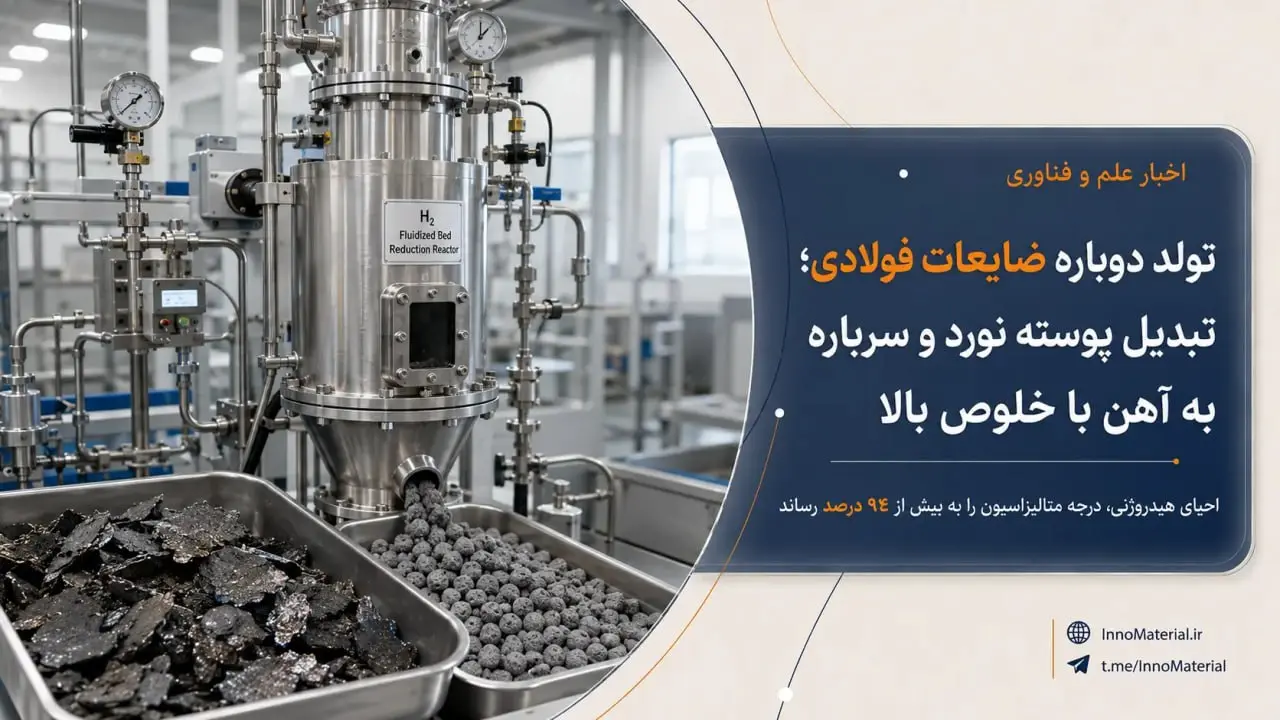 تولد دوباره ضایعات در قلب کوره‌ها؛ تبدیل پوسته‌های نورد و سرباره به آهن با خلوص بالا در مسیر فولاد سبز!